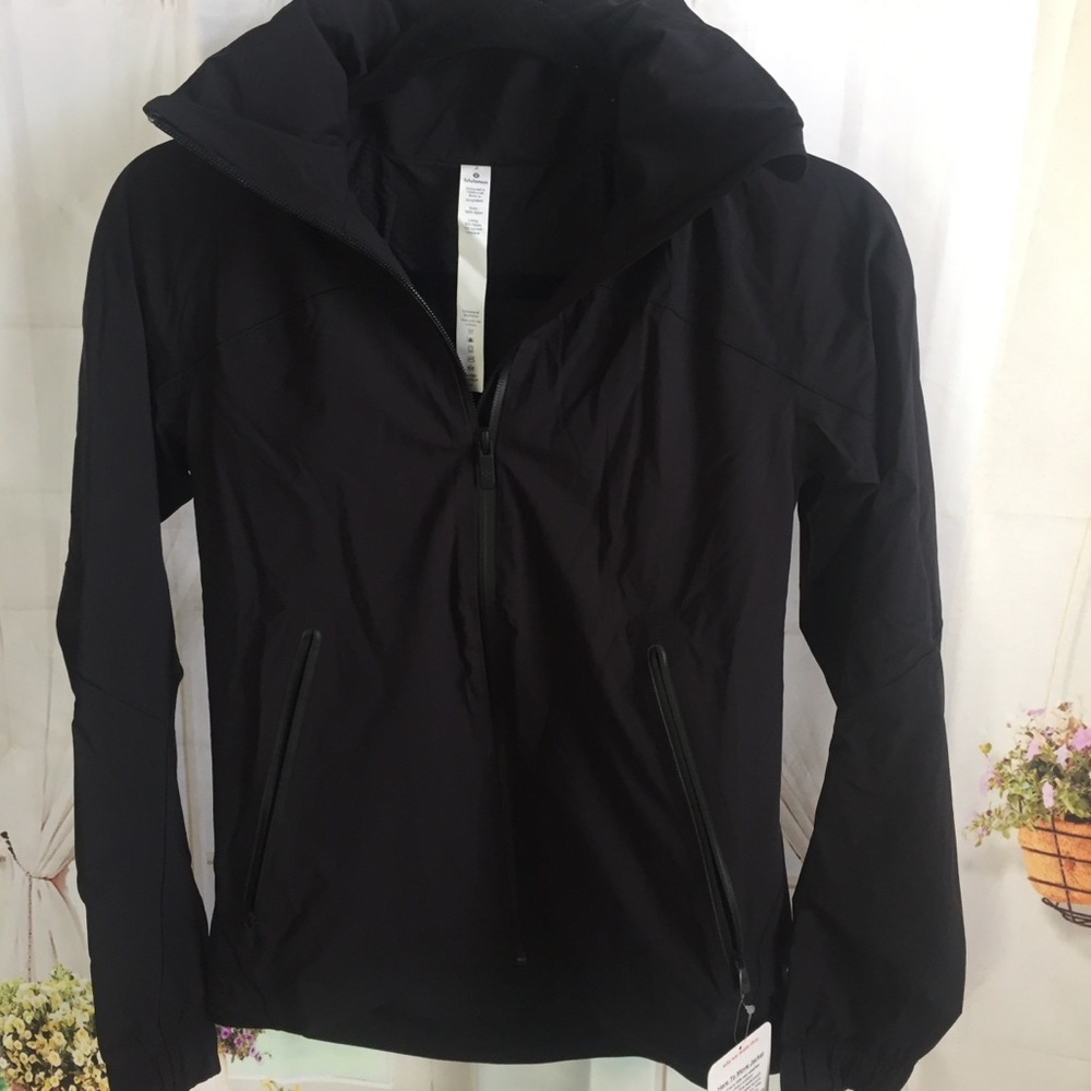 NWT BLACK LULULEMON HERE TO MOVE JACKET - - Size 2 - Picture 2 of 8